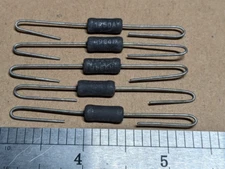 Lot of 5 NOS Inductive Wire-Wound Resistor 125 Ohms, 3W 1% - R984P1250A