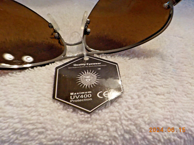 Quality EyewearMens oversize rimless Aviator Sunglasses  display picture 3