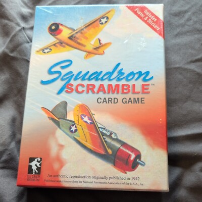 Squadron Scramble Kartenspiel von US Games System Neu mit Poster & Stickern