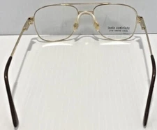 Kid Aviator Eyeglass GOLD Metal Frame Double Bridge Flex Hinge Stainless SST