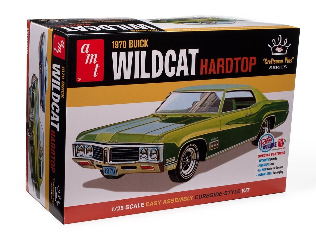 70 Buick Wildcat Hardtop 1/25 Scale New Sealed In Box.