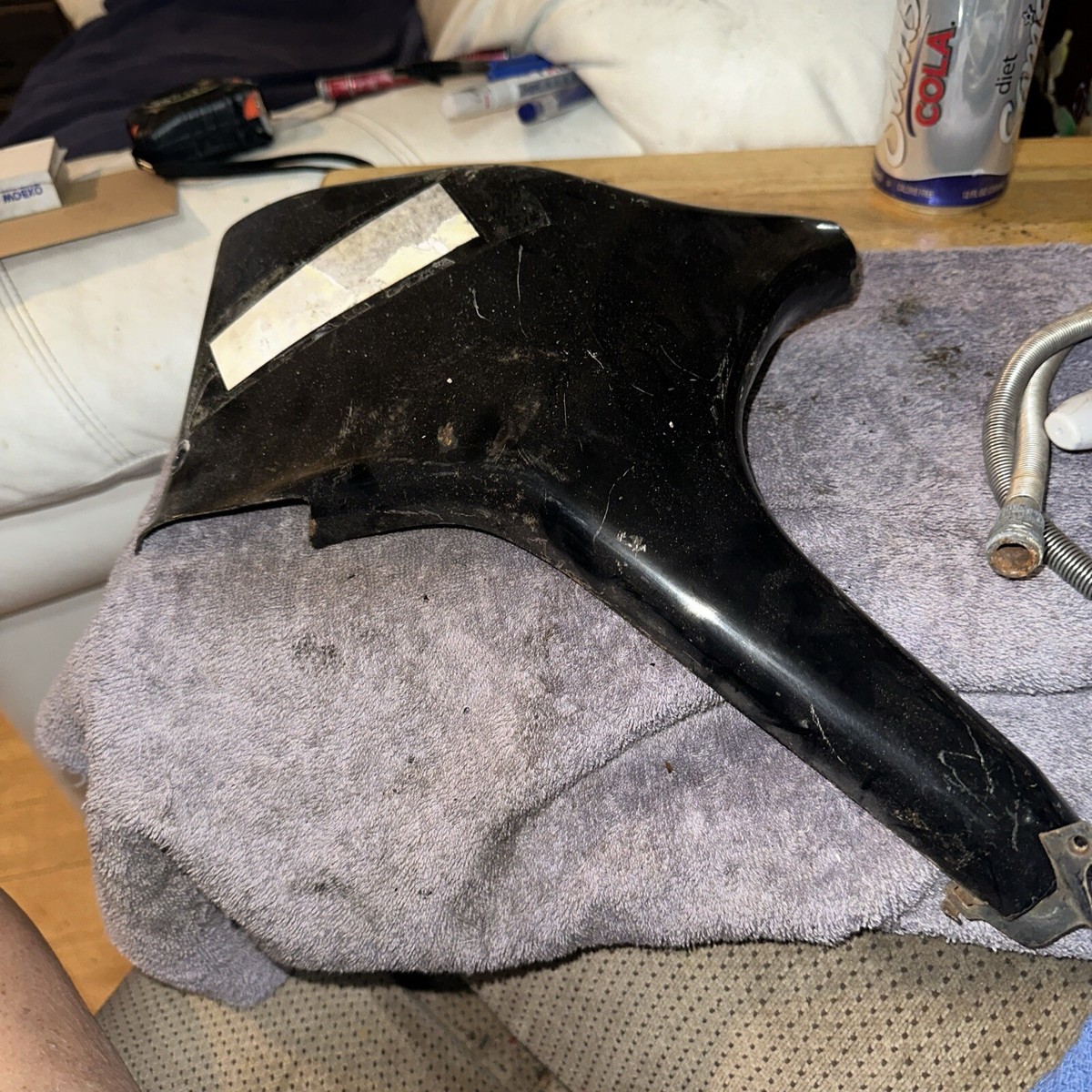 2000 00 SUZUKI INTRUDER 1400 LEFT FRONT NECK SIDE COVER