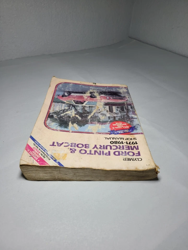 FORD PINTO & MERCURY BOBCAT, 1971-80, Shop Manual, CLYMER,  #A171 Foto 3 de 4