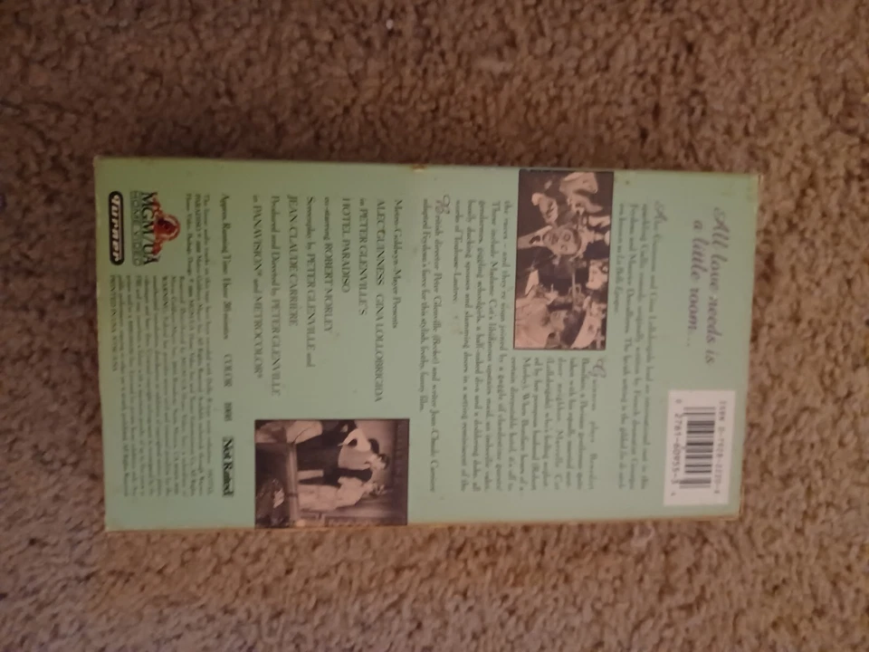 Hotel Paradiso (VHS) Alec Guiness Gina Lollobrigida {MGM/UA} VG - Image 2 of 3