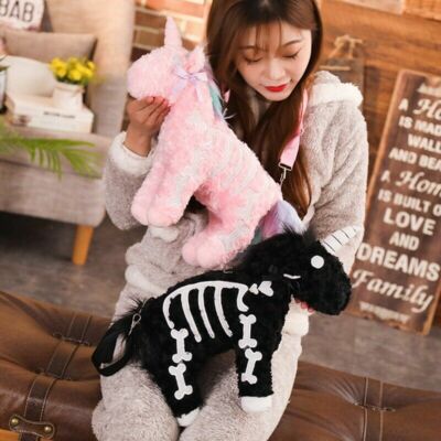 Harajuku Bag Kawaii Clothing Unicorn Zombie Skeleton Skull Pink Bones Punk  UK