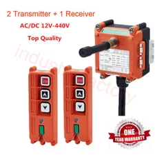 F21-2S Industrial Crane Wireless Remote Control 2Transmitters+1Receiver UP Down