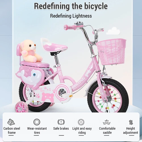 12-16Inch Kids Bike for 2-10 Years Old Children Girls Bicycle Cycling Stabiliser - Picture 11 of 19
