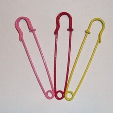 Kiltnadel 1 x grosse Sicherheitsnadel Schmucknadel Tuchnadel Kilt 10 cm Farbwahl