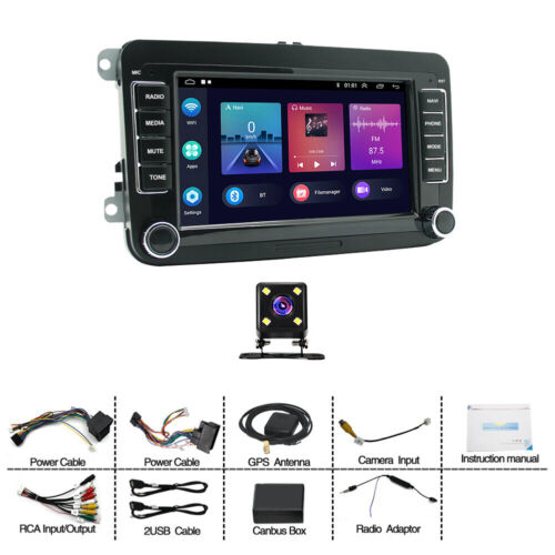 Für VW Touran Golf 5 6 Polo EOS Android 12 Autoradio Carplay GPS Navi RDS Kamera - Bild 2 von 13