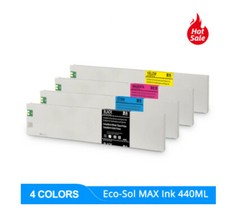 4 440ML ECO-SOL MAX Ink Cartridge ESL3 For Roland BN-20 SolJet PRO II II V