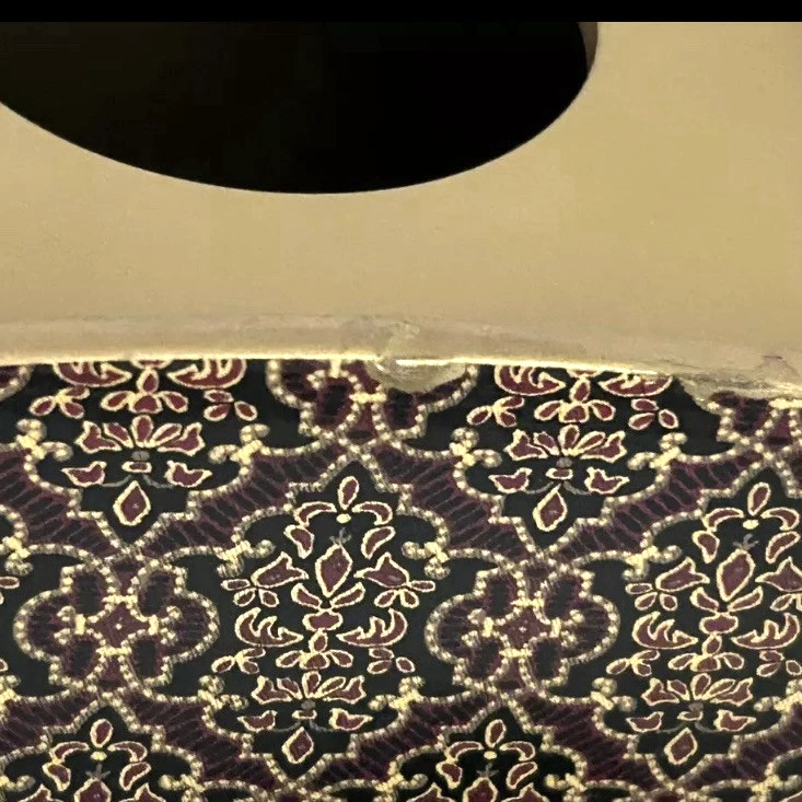 Waverly-Wellington Negro Crema Floral Papel higiénico Caja Soporte Decoración Foto 2 de 4