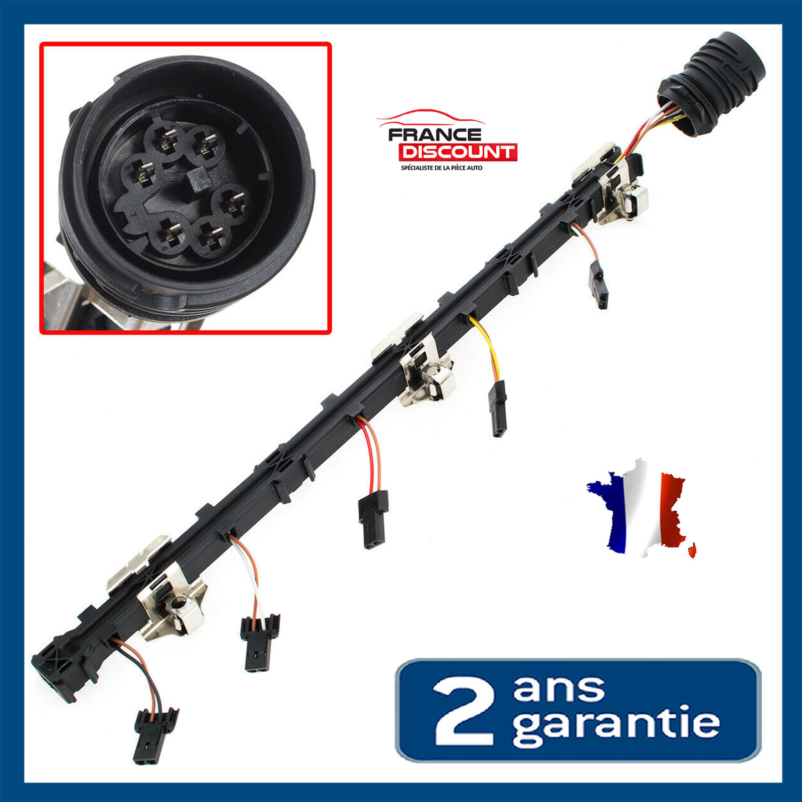 Faisceau d'injection 070971033 pour réparer coupure moteur Transporter 2.5 Tdi
