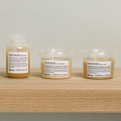 Davines Nounou Shampoo Conditioner Hair Mask 3 pc set NEW SEALED