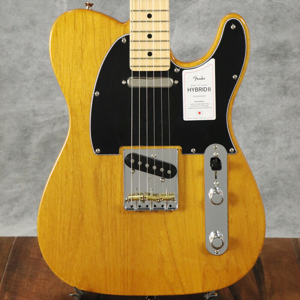 Fender Made in Japan Hybrid II Telecaster Vintage Natural with gig bag