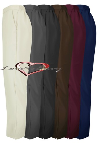 Ladies 27inch Tapered Leg Trousers Half 