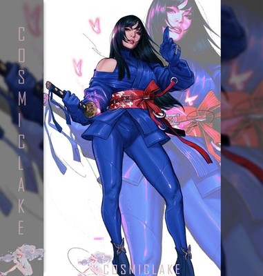 PSYLOCKE NINJA #2 JOSHUA ''SWAY'' SWABY 1:50 RATIO VIRGIN VARIANT  