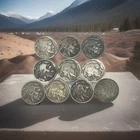 10 Buffalo Nickels  w/Problems 1918-D ?,1918,1923,1930-S,1934,1935-D,2x19362x37