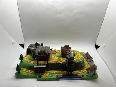 Vintage Bluebird Thomas The Tank Engine Miniatur Eisenbahn mit Zug