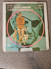 Sean Connery 007 Thunderball 1965 Film RCA SelectaVision VideoDisc