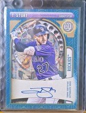 2021 Topps Gypsy Queen Trevor Story #GQA-TS Blue Autograph 9/99 Rockies MLB