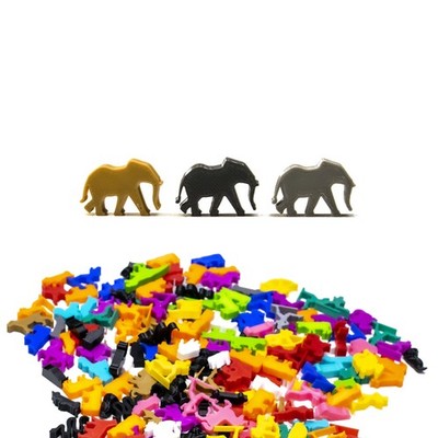 Elefant Tiere für Brettspiele - Brettspiel Zubehör Teile Upgrade Meeples