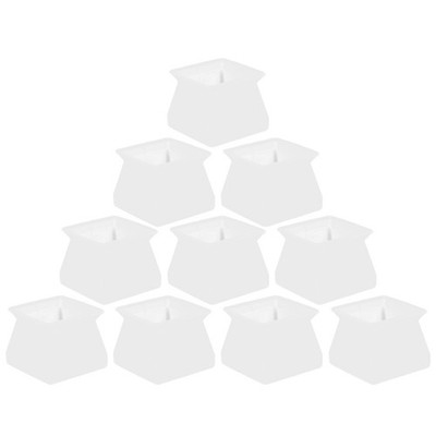 10 Pcs Chair Leg Protectors Silicone Pads Furniture Covers Floor Protection Use