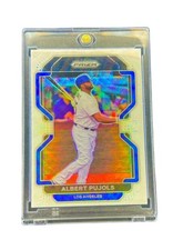 Albert Pujols RARE WHITE WAVE PRIZM REFRACTOR INVESTMENT CARD SP - DODGERS
