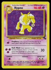 HYPNO 23/62 RARE FOSSIL POKEMON UNLIMITED MP on eBay