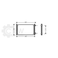 Kondensator Klimaanlage FüR Fiat Seicento/600 1.1 Bj.98-10