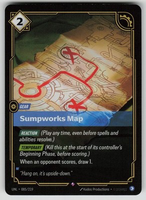 Sumpworks Map Foil Rare Unleashed 085/219 Riftbound NM