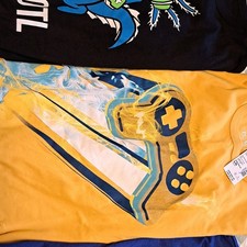The Children's Place Boys Graphic Long Sleeve Cotton T-Shirts 14-16 Gaming Spor  