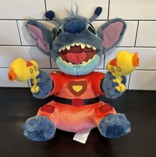 Vintage Disney Store Lilo  Stitch 11" Plush Alien Spacesuit Blaster Rare 2002