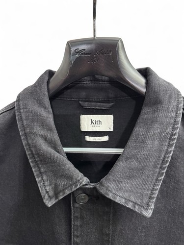 Kith Centre Black Denim Jacket Size XL New With Tags $250 - Picture 2 of 8