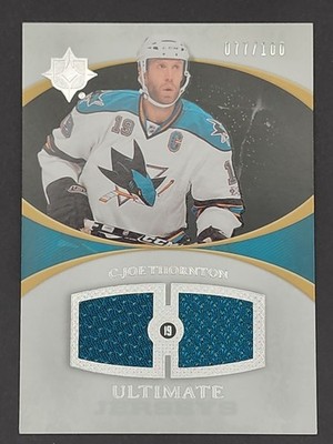 2010-11 Ultimate Collection - Ultimate Jerseys Joe Thornton #UJ-TH /100 (MEM)