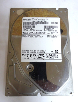 HITACHI  *HDP725040GLA360* HDD SATA  FESTPLATTEN PLATINE #FS455