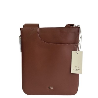 RADLEY Handtasche hellbraun Leder mittelgroße Tasche Reißverschluss rund ausziehbar Crossbody - Taschen