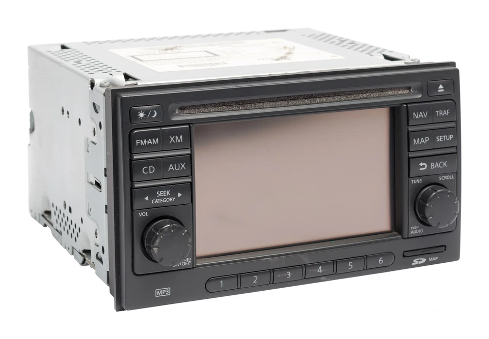 Radio AMFM Nissan Cube 2012-2014 reproductor de CD navegación táctil pantalla identificación de pieza 259151FS0E Foto 3 de 4