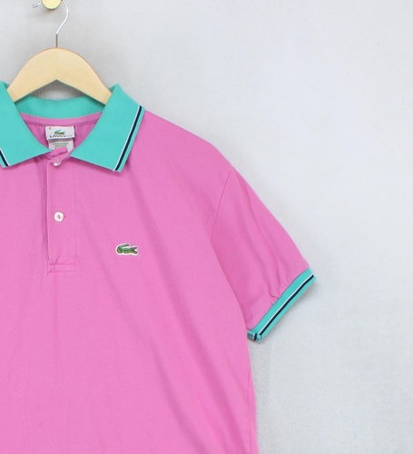 Polo Lacoste Mujer Talla 16 Rosa Manga Corta Algodón - Imagen 7 de 15