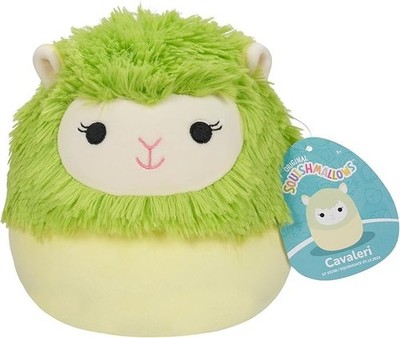 Squishmallow Cavaleri das grüne Alpaka - 5 Zoll Plüsch - neu mit Etikett