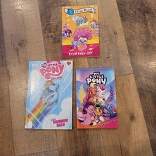 Lot Of 3 My Little Pony Books TV Show Cartoon Hasbro Rainbow