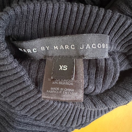 Marc By Marc Jacobs XS Top Knit Chevron Ribbed 3/4 Sleeve Stretch - Picture 5 of 6