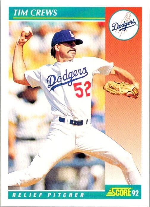 1992 Score Baseball (1-250) - You Pick - FREE SHIPPING 5+ Cards NM