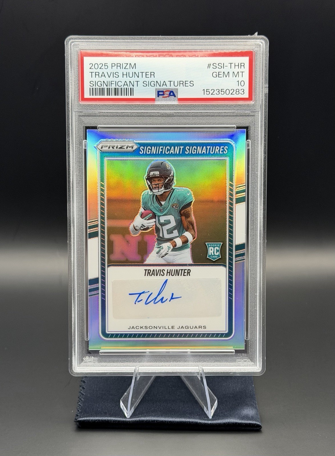 Travis Hunter Panini Prizm Significant Signatures #SSITHR Base