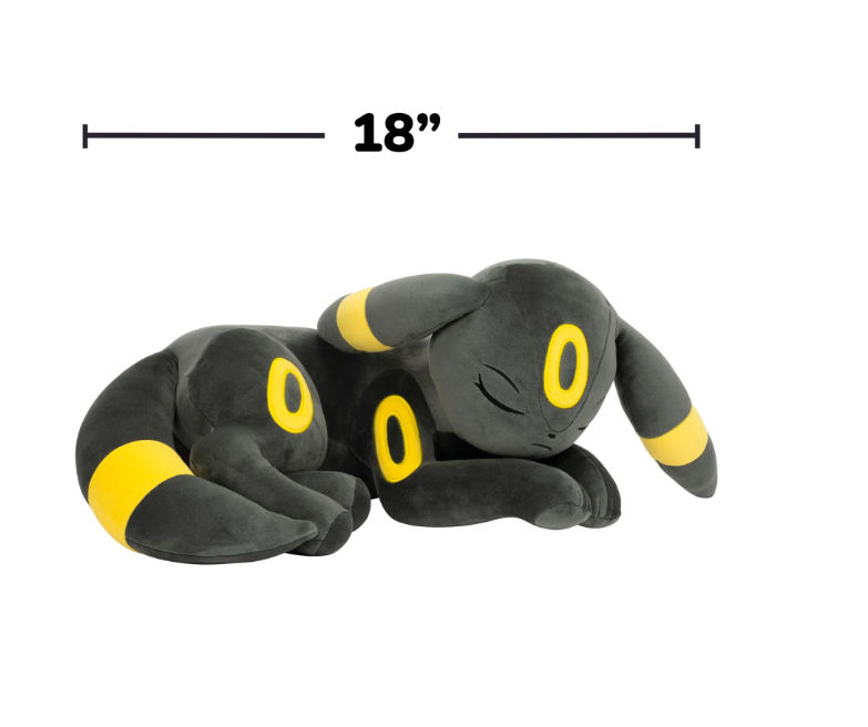 ブラッキー(Umbreon) 寝そべりぬいぐるみ Sleepy Umbreon Plush Pokemon Authentic Jazwares 2026 New With Tag