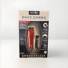 Andis Adjustable Blade Corded Barber Clipper/Trimmer Combo