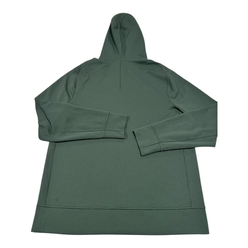 Sudadera pulóver tejida gofre con capucha punto cambio grande para hombre Lululemon Foto 3 de 4
