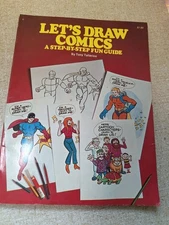 Vintage Let's Draw Comics Guide Tony Tallarico Superhero 1980s