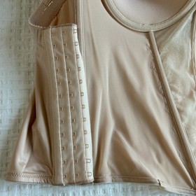 36DD NEW Cassandra Intimates Caress Too Strapless Corset Bustier Beige