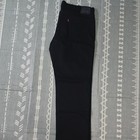 Levi's Mens Athletic Fit Black Dark Wash Denim Jeans Tapered 5-Pocket Logo — photo 7
