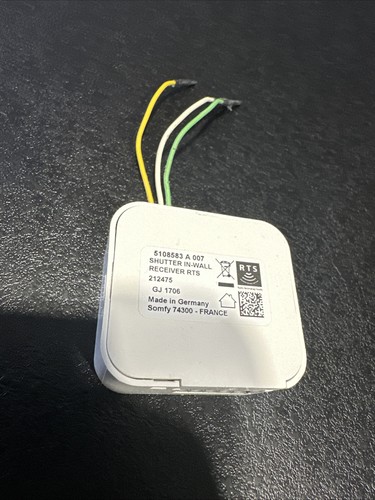 Somfy Mikro Funkempfänger RTS Für Rollläden
